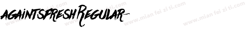 againtsfresh Regular字体转换